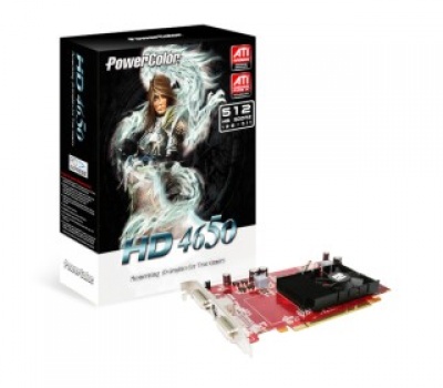 Imagine Placa video Power Color VGA PCI-E ATI Radeon HD4650 512MB R73B-PE3H